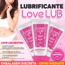 Love lub lubrificante íntimo à base de água para penetração vaginal e anal