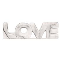 Love Marmorizado Cerâmica Letra Decorativa Amor Mart