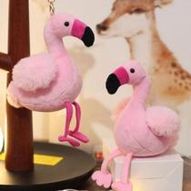 Lovely Flamingo Plush Toy Keychain, pingente, macio, chaveiro, decoração mochila Lovely Flamingo Plush Toy Keychain, pingente, macio, chaveiro, decoração mochila