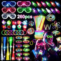 LovesTown Kit de Festa Brilha no Escuro com 260 Peças LED LovesTown Kit de Festa Brilha no Escuro com 260 Peças LED