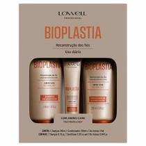 Lowell Bioplastia Reconstrutor Kit - Shampoo + Condicionador + Booster Lowell Bioplastia Reconstrutor Kit - Shampoo + Condicionador + Booster
