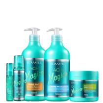 Lowell Cacho Magico Shampoo 500g Creme 500g Mascara 450g Oleo 60ml e Fluido 200ml