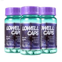 Lowell Caps-capsulas Crescimento Capilar Kit Com 3 unds. Até