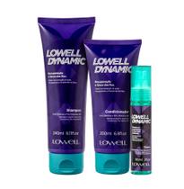 Lowell Dynamic Shampoo Condicionador Tônico Fortalece Os Fios Cabelos Saudaveis Fortes Nutridos Tratamento Para Cabelos Danificados Quebradiços