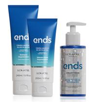 Lowell Ends Regenerador Shampoo Mascara e Booster Mask