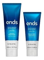 Lowell Ends Shampoo Máscara Regenera A Fibra Capilar Promovendo Brilho Maciez Auxilia No Crescimento Fios Longos Resistentes
