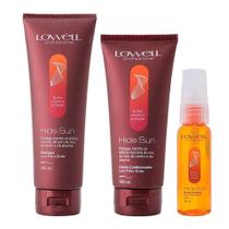 Lowell Hide Sun Kit - Shampoo 240ml + Condicionador 200ml + Fluído 30ml