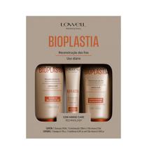 Lowell Kit Bioplastia Reconstrutor Home Care (3 produtos)