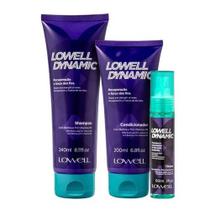 Lowell Kit Dynamic Shampoo 240ml + Condicxionador 200ml + Tônico 60ml