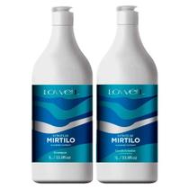 Lowell Kit Extrato de Mirtilo 1L Shampoo + Condicionador