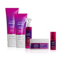 Lowell Liso Mágico Kit Completo com 5 Itens para Efeito Liso Perfeito