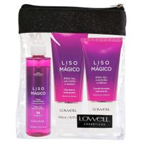 Lowell Liso Mágico Kit Shampoo Condicionador Fluido