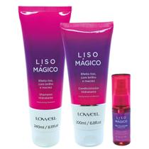 Lowell Liso Magico Shampoo, Condicionador e Oleo 30ml