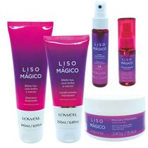 Lowell Liso Magico Shampoo, Condicionador, Mascara, Oleo e Fluido 60ml Lowell Liso Magico Shampoo, Condicionador, Mascara, Oleo e Fluido 60ml