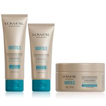 Lowell Mirtilo Shampoo 240ml Condicionador e Mascara 240g Lowell Mirtilo Shampoo 240ml Condicionador e Mascara 240g