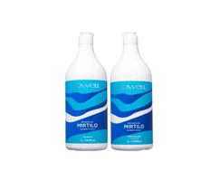 Lowell Mirtilo Shampoo Condicionador 1 Litro Tratamento Para Todos Os Tipos De Cabelos Combate A Oleosidade Excessiva Sem Ressecar Limpeza Hidratação