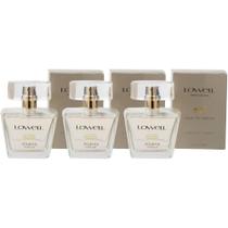 Lowell Pour Toi Kit 3 Parfum Cabelo e Corpo Perfume 75ml