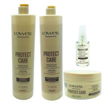 Lowell Protect Care Shampoo 1l Cd 1l Mascara 240g e Oleo 30ml