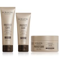 Lowell Protect Care Shampoo 240ml Condicionador 200ml e Mascara Lowell Protect Care Shampoo 240ml Condicionador 200ml e Mascara