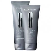 Lowell silver slim shampoo 240ml e condicionador 200ml