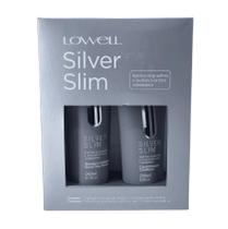 Lowell Silver Slim Shampoo Condicionador Matizador Neutraliza Tons Indesejados Cabelos Grisalhos Acobreados Loiros Escuros Reflexos Indesejados Brilho