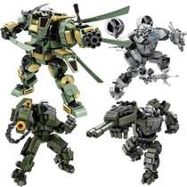 Loyratche Conjunto de Blocos de Montar Robô Mecha 1448 Peças