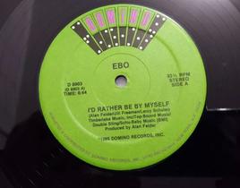 Lp Vinil Ebo - I'd Rather Be By Myself - 33 Rpm 1985