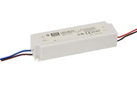 LPV-35 - Driver de LED 35 Watts Impermeável Ideal para Iluminação Exterior MeanWell