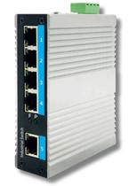 LRI-SW-5GP - Switch Ethernet não Gerenciável 5 Portas Poe Gigabit , Trilho DIN