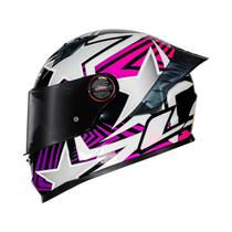 Ls2 capacete ff358 pro estellar blk pink/purple 56/s