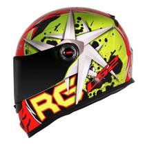 Ls2 capacete ff358 renato garcia ylw/red 58m