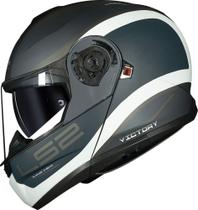 Ls2 Capacete Strobe Ii Ff908 Victory Matte Cinza/Azul Ls2 Capacete Strobe Ii Ff908 Victory Matte Cinza/Azul