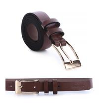 Luana - Cinto Femino Couro Legítimo Marrom