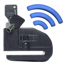 Luatek Cadeado Trava de Freio a Disco Antifurto Com Som de Alarme 110db Motocicletas Bicicletas Sco