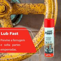 Lubfast Protetivo Desengripante Spray 300ml Óleo C/ 2 Lubfast Protetivo Desengripante Spray 300ml Óleo C/ 2