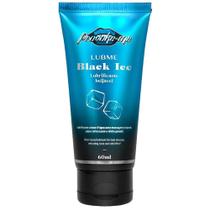 Lubme Lubrificante Black Ice Cold Beijável 60ml - Efeito Refrescante