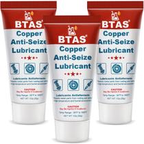 Lubrificante Antigripante de Cobre BTAS 30 g, Kit com 3, Alta Temperatura