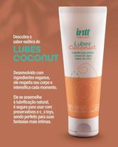 Lubrificante Beijável à Base de Água Lubes Coconut 50ml - Intt Cosméticos