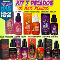 Lubrificante Gel Kit 7 Géis Especiais Lubrificante Gel Kit 7 Géis Especiais