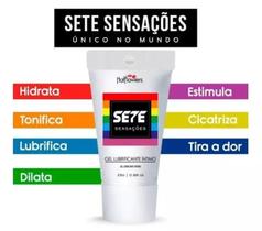Lubrificante HotFlowers Anestésico Gel Íntimo 7 Sensações de Prazer Intenso Lubrificante HotFlowers Anestésico Gel Íntimo 7 Sensações de Prazer Intenso