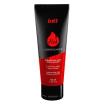 Lubrificante Íntimo Beijável Hot Efeito Quente Morango 50ml Intt