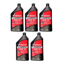 Lubrificante Mercury 10w30 Motores V4 E V6 1 Litro Kit Com 5 Litros Lubrificante Mercury 10w30 Motores V4 E V6 1 Litro Kit Com 5 Litros
