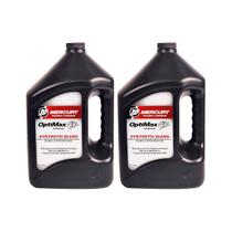 Lubrificante Mercury Optimax 2 Tempos Galão 4 Litros Kit Com 2 Litros