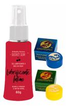 Lubrificante Morango Secret Sexy + Fogo do Dragão Hamamelis + Fogo do Dragão Ginseng - Abelha Rainha / Sofisticatto