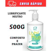 Lubrificante Neutro Gel Íntimo Para Sexo Anal Vaginal Prazer 500G Lubi Plus SEXSHOP - Sexy Fantasy