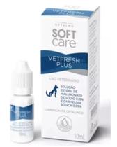 Lubrificante Oftálmico Colírio Vetfresh Plus 10ml Soft Care - Pet Society Lubrificante Oftálmico Colírio Vetfresh Plus 10ml Soft Care - Pet Society