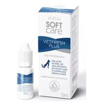 Lubrificante Oftálmico Colírio Vetfresh Plus 10ml Soft Care