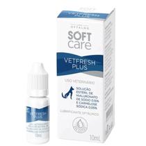 Lubrificante Oftálmico Colírio Vetfresh Plus 10ml Soft Care Lubrificante Oftálmico Colírio Vetfresh Plus 10ml Soft Care