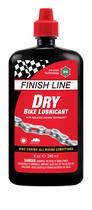 Lubrificante para bicicletas Finish Line Dry com garrafa de compressão de 240 mL de teflon Lubrificante para bicicletas Finish Line Dry com garrafa de compressão de 240 mL de teflon