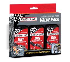 Lubrificante para bicicletas Finish Line Dry com Teflon 120 mL (conjunto de 3) Lubrificante para bicicletas Finish Line Dry com Teflon 120 mL (conjunto de 3)